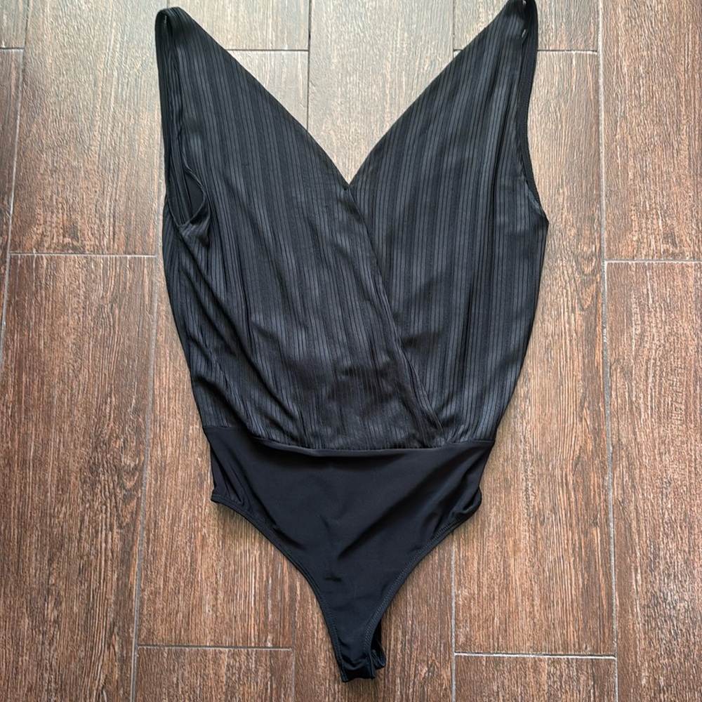 Zara Black Bodysuit Size M